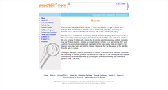 Desktop Screenshot of company.exactdir.com