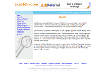 Tablet Screenshot of company.exactdir.com